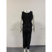 Conjunto casual de verano para mujer, top sin mangas plisado y pantalones cortos de pierna ancha - details 5