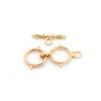 Pulsera de Tirantes Geométricos de Latón Dorado 18K Clasps para Hacer Joyería DIY - details 117