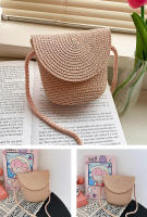 Bolso pequeño de mano para mujer hecho a mano de tela, mini bolso de playa tipo cubo y bolsos de hombro para damas - details 14