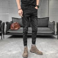 Jeans Estilizados para Hombres Pantalones de Primavera y Otoño Ajuste Cinturón Alto - details 11
