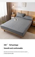 Sabana Bajera Ajustable de algodón triple, Juego de sábanas de 3 Piezas, 2 Fundas de Almohada de 50x75cm - details 7
