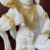 Estatua de Buda indio, rey, mono, artesanía de resina, adorno de estatua de Hanuman - details 8