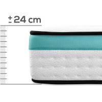 Colchón de Viscoelástico Bio MAX Firme y Cómodo Anti-ácaros Hipoalergénico Espuma de Memoria Blanco - details 5