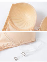 Sujetador moldeador de cuerpo sin espalda para mujer, cuello en V profundo, tanga invisible sin costuras, ropa moldeadora para boda - details 7