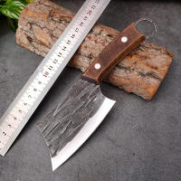 Cuchillo De Cocina InLeung De Acero Inoxidable Con Mango De Madera Para Slicear Pescado Carne Y Vegetales Herramientas De Cocina Chef Cuchillo De Resbaladizo - details 1