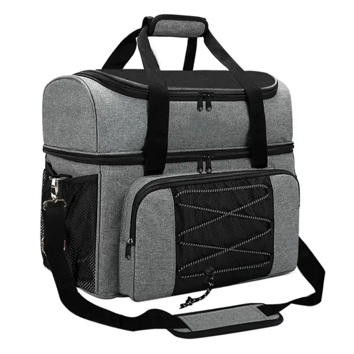 Bolsa de bolas de bolos, bolso de mano con compartimentos acolchados, espacio Extra para 1 par de bolos, A - 1