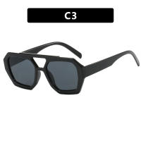 Gafas de sol irregulares de doble haz 2023 nuevas gafas de sol retro con personalidad gafas de sol de tendencia de celebridades de internet - details 2