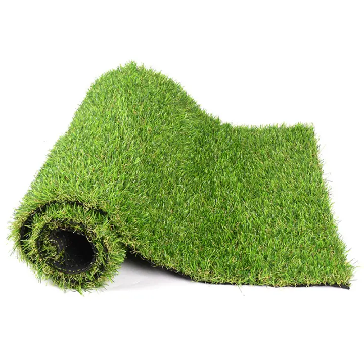 Césped Artificial de 200cm, Alfombra de césped falso de 4 colores para exteriores, tapete de plantas de alta calidad para decoración de jardín de campo de fútbol - 1