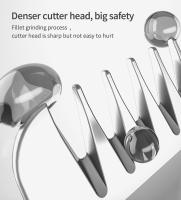 Cortadora de pelo profesional para hombres, máquina de afeitar inalámbrica, inalámbrica, para la ingle y el cuerpo púbico, húmeda y seca - details 7