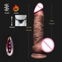 Leten Vibrador Realista Telescópico Dildo Vaginal para Mujeres Juguete Sexual Caliente con Penetración Anal - details 19