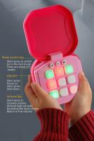 Juego electrónico TIC-TAC-TOE 9 en 1, juego de mesa interactivo de entrenamiento de memoria, juguetes divertidos, Mini juego de tres en raya, viaje - details 17