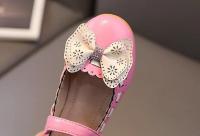 Zapatos planos de cuero para niñas pequeñas, zapatillas clásicas de princesa con lazo, a la moda, para primavera y verano, 2024 - details 13