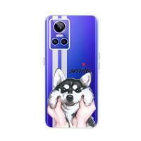 Funda transparente para teléfono Realme GT Neo3, carcasa de silicona suave TPU, parachoques estampado, 150W - details 0