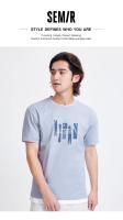 Camiseta de Algodón Puro Suave y Cómoda para Hombres Semir Manga Corta, Estilo de Comute Urban, Nueva Colección Verano 2024 - details 0