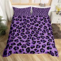 Juego de Ropa de Cama con Estampado de Leopardo Funda de Edredón de Piel de Animal para Niños Adolescentes Adultos Funda de Almohada de Poliéster con Estampado de Leopardo - details 7
