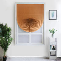Rroller Blindas De Plisado Autoadhesivas No Tejidas 60/90cm*150/180cm Para Ventanas Negro Antigolpes Decoración Para Dormitorio Y Sala De Estar - details 2