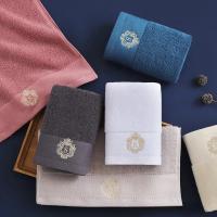 Toalla de algodón absorbente para baño, Toalla de baño de 1/5/10 piezas, 35x75cm, 70x140cm, toalla de mano y cara, regalo suave, deportiva, absorbente, 수세트, azul y blanco - details 7
