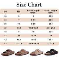 Zapatillas de Corcho LItfun Clásicas Sandalias de Interior Suaves con Hebilla Ajustable para Mujeres Zapatos de Moda de Estilo Mules - details 0