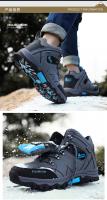 Zapatillas De Deporte Para Hombre, Botas De Montañismo, Botas De Senderismo De Cuero Impermeables, Zapatos Cálidos De Invierno Para Hombre, Botas De Nieve, Zapatos De Trekking Al Aire Libre - details 40