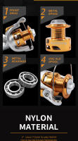 Carrete de Pesca Ultraligero Rooblinos XF Marco de Metal Suave y Fuerte - details 1