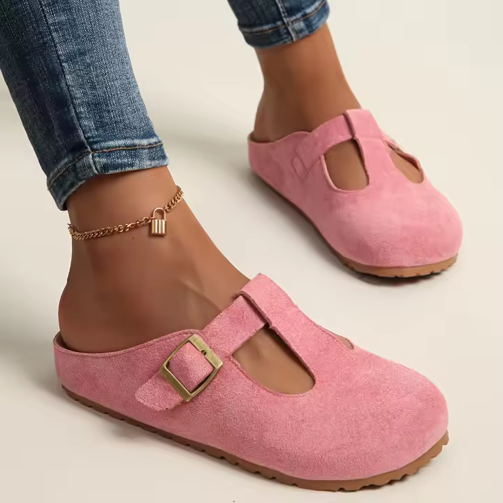 Sandalias de Plataforma Gruesas para Mujer Zapatos Casuales con Diseño Romano - 1