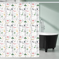 Cortina de ducha PEVA impermeable y a prueba de moho, partición de ducha gruesa para baño e inodoro, sin necesidad de perforar agujeros, enviar ganchos, sin poste - details 6