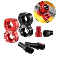 Piezas de bicicleta en forma de 8, asiento de extensión, media carga de coche, adaptador convertidor de freno Universal en V, aleación de aluminio, negro/rojo - details 4