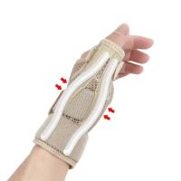 Muñequera de nailon para pulgar, férula Flexible para Tendinitis, banda protectora de muñeca, protector de muñeca elástico ligero y cómodo - details 11