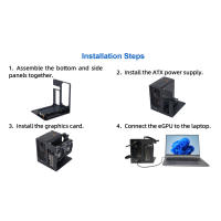 GOLDSOUN Caja externa para GPU Thunderbolt 3/4, eGPU para portátiles y dispositivos portátiles para juegos, Compatible con base para tarjeta gráfica externa - details 3