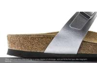 Sandalias de corcho con punta de clip Birkken de piel de vaca para hombre y mujer, zapatillas informales, uso exterior diario para verano - details 4