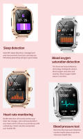Reloj inteligente para mujer 1,75 pulgadas de AMOLED Superficie curva Pantalla,Reloj impermeable,Llamada inalámbrica Bluetooth,100 + imágenes personalizadas,Modo multideportivo,Regalos de navidad,regalos de año nuevo,regalos exquisitos para mujeres,2025 - details 7