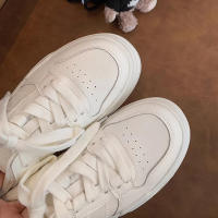 Nueva plataforma zapatos blancos moda deportes casual zapatos blancos - details 7