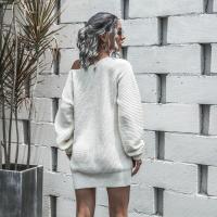 Vestido de ganchillo para mujer, corte holgado, un hombro, moda Otoño-Invierno 2025 - details 6