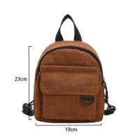 Mochila pequeña de lona para mujer con correa desmontable portátil para citas, viajes, compras, senderismo, camping - details 0