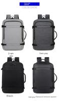 Mochila de Viaje USB 40L Expandible Resistente al Agua, Aprobada para Vuelos, Mochila Duradera para Hombres 17 Pulgadas - details 2