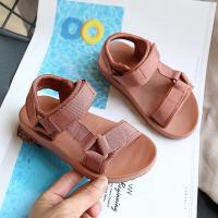 Sandalias de verano para niños y niñas, sandalias deportivas informales de color sólido, antideslizantes para la playa - details 4