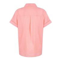 Camisa Simple y a la Moda para Mujer Algodón y Lino Informales, Clásicas con Manga Corta y Borlas - details 80