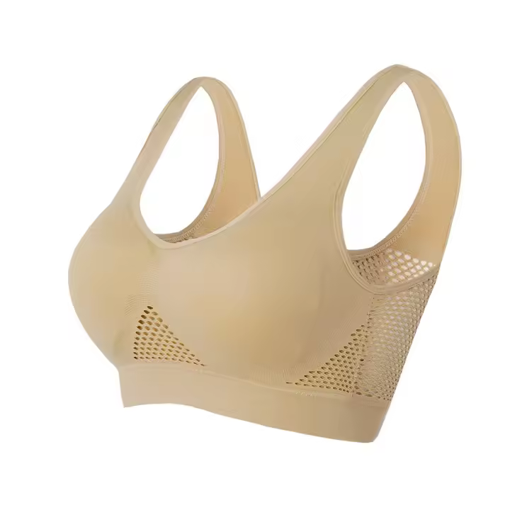 Sports Yoga bras Breathable Fitness Running Vest Camis Sleep Underwear Padded Crop Tank Hollow Out Women Sport Bra Top - 1