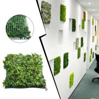 Hierba verde artificial, 40x60cm, fondo de plástico para vestíbulo, plantas simuladas, decoración de césped artificial, decoración de pared del hogar - details 6