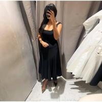 OUWU-Vestido largo de moda para mujer, elegante vestido midi sin mangas con diseño sin espalda y cuello en U, vestidos de fiesta en la playa para verano - details 7