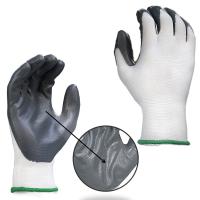 Guantes de Trabajo de Nylon Premium Coated de Nitrilo Agarre Excellente para Constructores - details 17