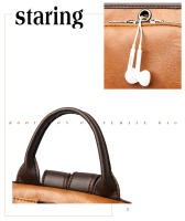 Mochila de viaje para mujer de cuero PU vintage gran capacidad bolsa escolar para adolescente bolsa de negocios femenina bolsa de lujo - details 13