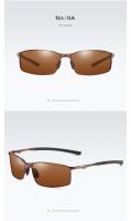 Gafas de sol polarizadas rectangulares para hombre, ultraligeras, para pescar y conducir, clásicas. - details 18