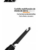 Productos al aire libre Multi-Set Funcional Bastones de Senderismo Aleación de Aluminio Palo de Campo Escalada Equipo Defensivo - details 5