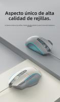 El nuevo G3 con cable RGB música ritmo ratón mecánico portátil USB de escritorio juego de ratón - details 14