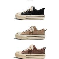 Zapatos de Lona para Hombre Suaves Zapatillas Deportivas Transpirables con Plataforma - details 3