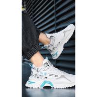 Zapatillas de deporte altas para hombre, zapatillas blancas pequeñas, calzado informal para correr, novedad de primavera y otoño - details 4