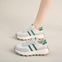 Zapatillas deportivas de malla transpirable, zapatos informales con plataforma Forrest Gump, Joker a la moda, novedad - details 12