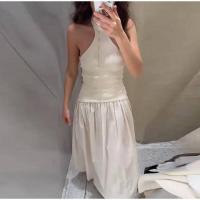 OUWU- Moda Midi Mujer, Elegante Vestido Largo Sin Espalda Fiesta de Noche, Bata de Playa Vacaciones para Mujer - details 16