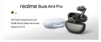 Realme Auriculares Inalámbricos Air 6 Pro, cascos con Bluetooth 2,0, Reducción de Ruido, Mar Profundo, 50dB, IP55, 5,3, color Negro - details 2